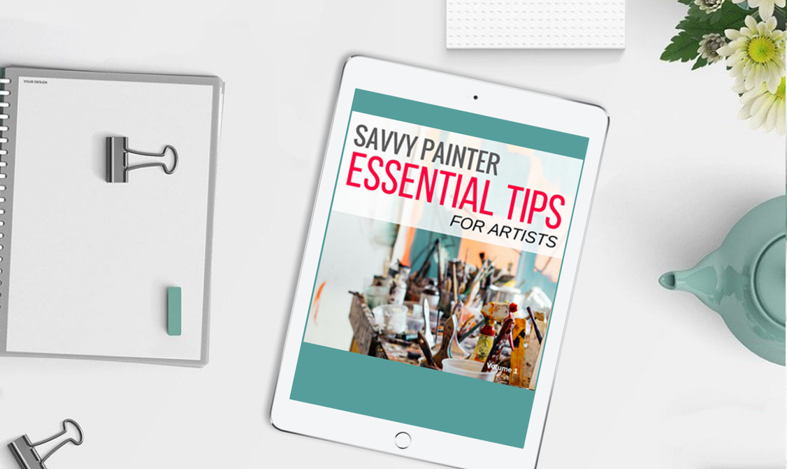 EssentialTips -white iPAD- desk2