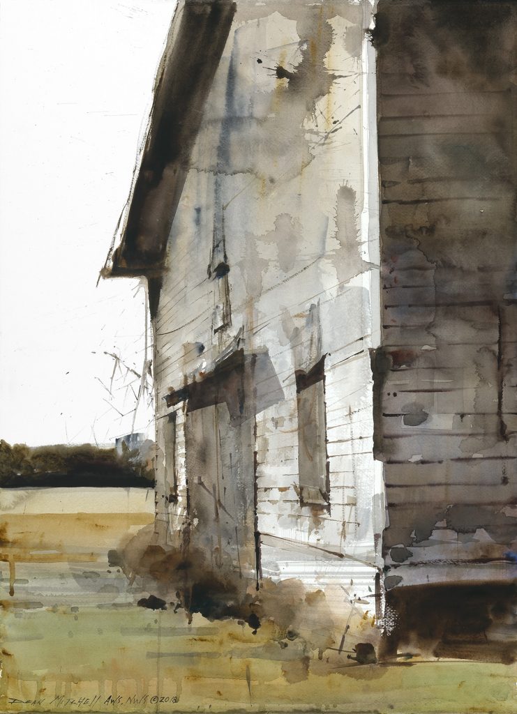 Dean Mitchell Artist Painting - Tobacco Barn