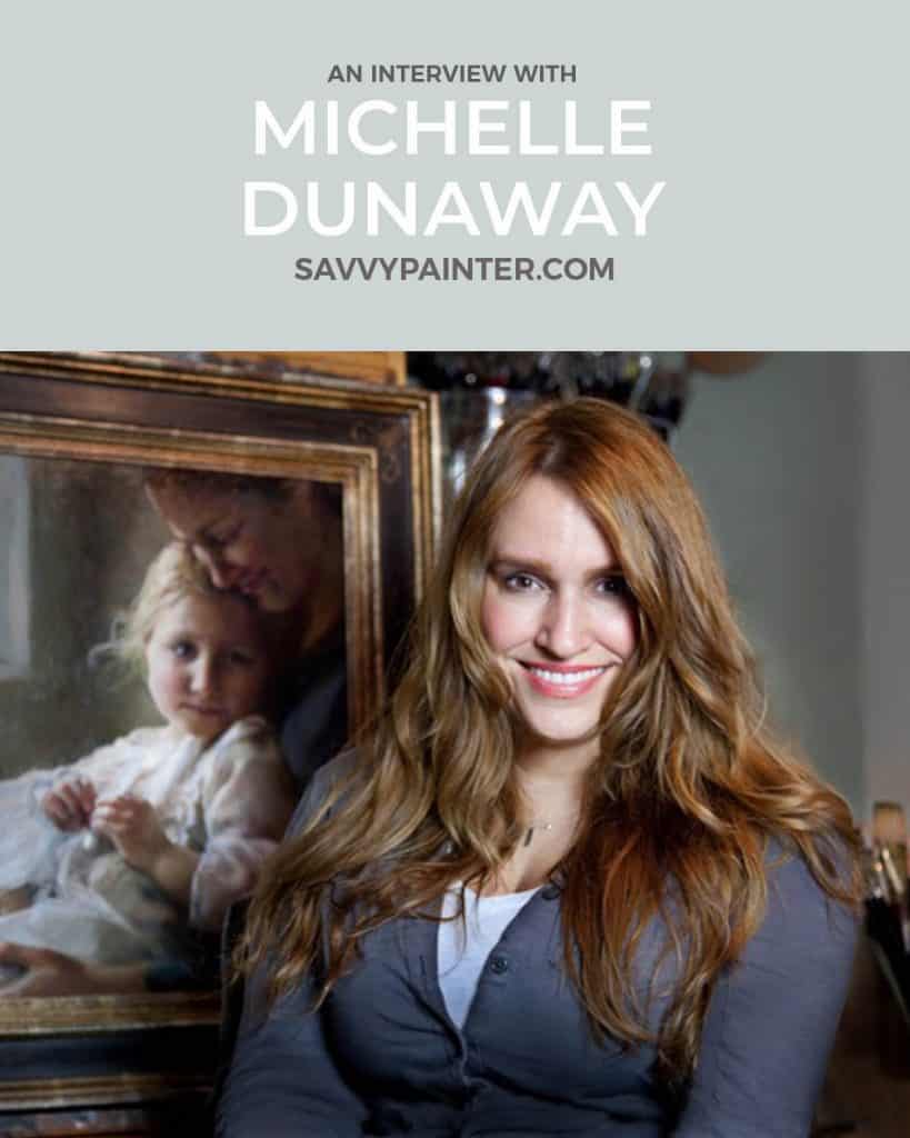 Photo of Artist Michelle Dunaway | Savvy Painter Podcast