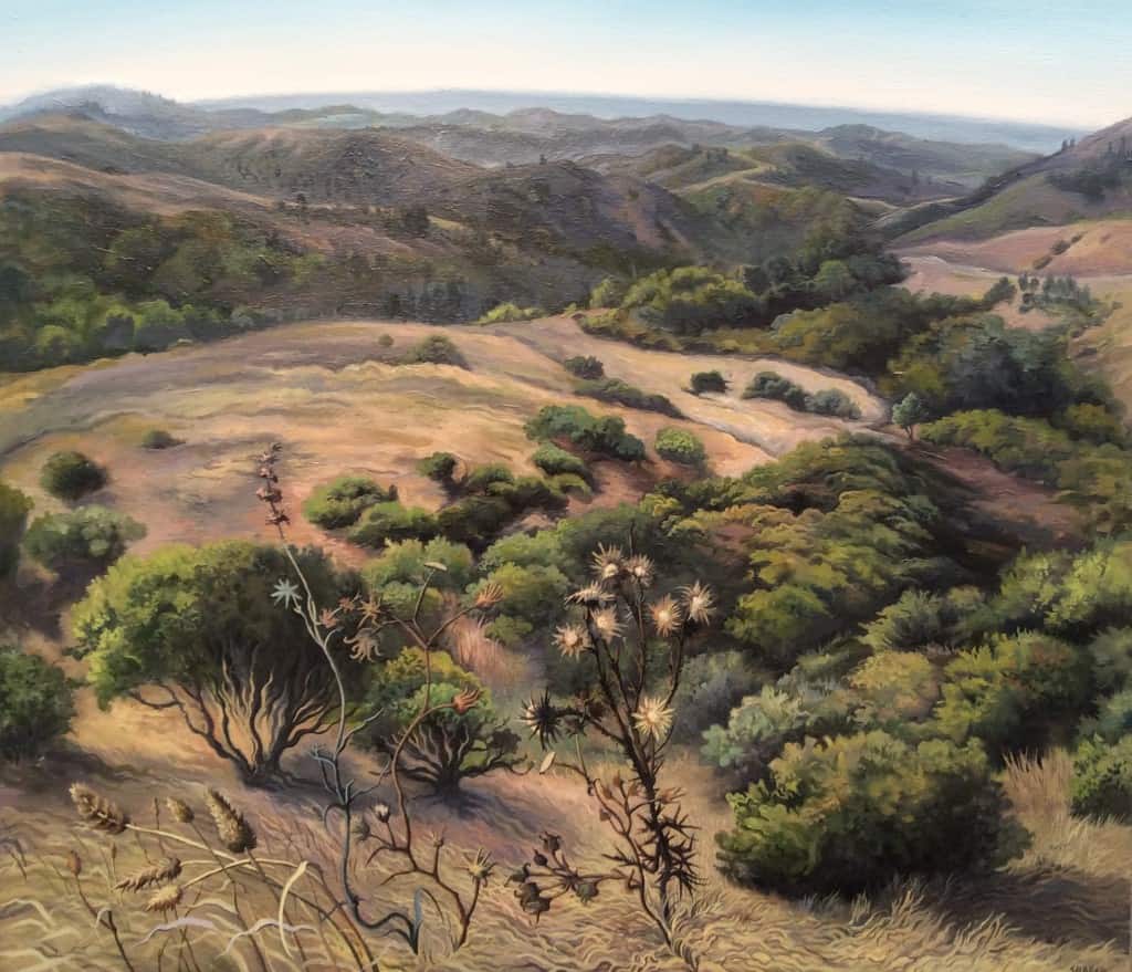 An interview with gouache landscape painter Phyllis Shafer on SavvyPainter.com