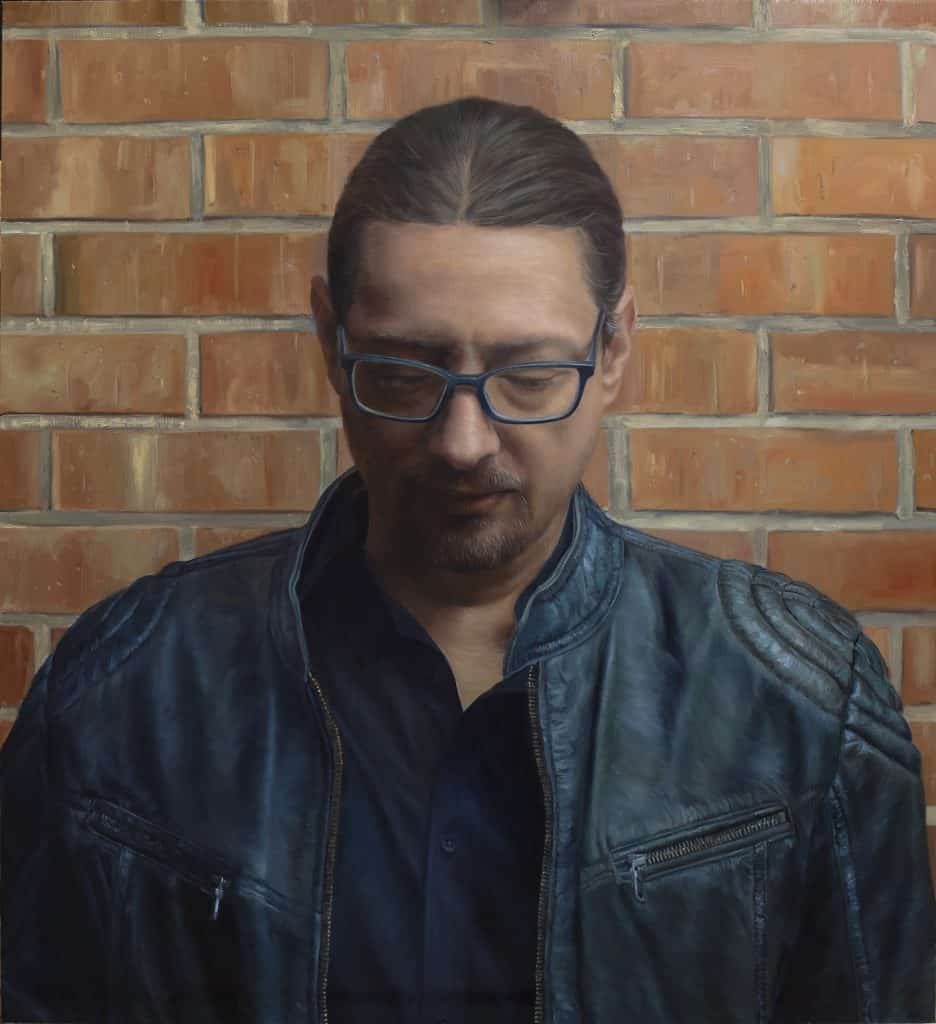 painting of David Kassan by shana levenson