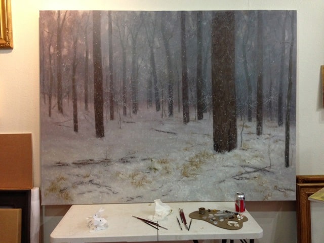 Whose Woods These Are, in the studio