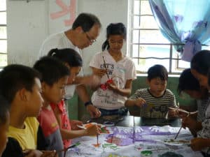 Art Ambassador Chinese kids with Kevin painting_72