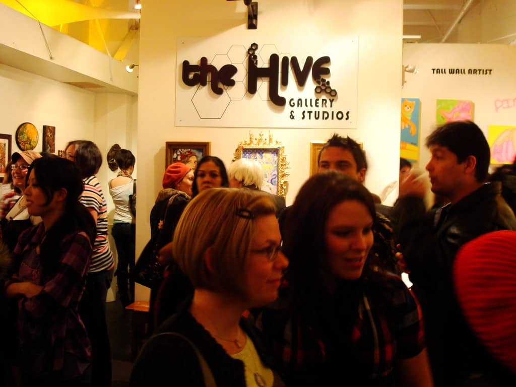 A night at the Hive Gallery