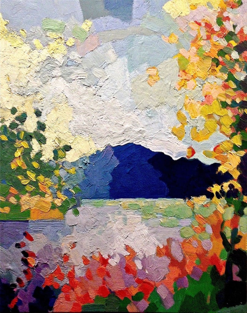Little Long Pond #2, oil on canvas, 18 x 14