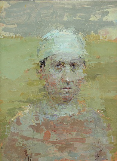 Portrait in Last Light, 2012 | Oil on copper | 12 x 9 inches