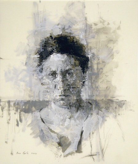 Self Portrait, 2008 | Oil and Graphite on Vellum, 2008 | 14 x 11 Inches