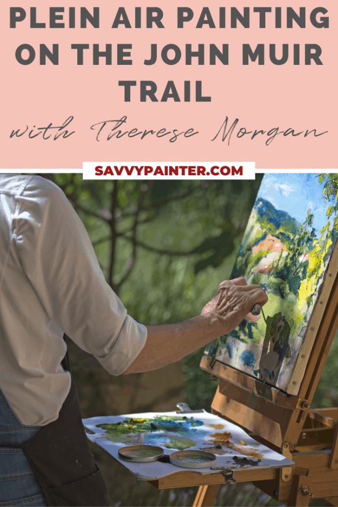 Pinterest Image for Savvypainter Podcast with artist Therese Morgan