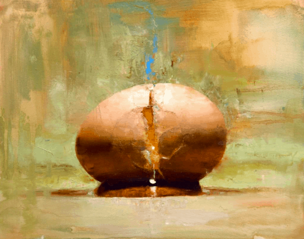 Simple egg painting concept by Scott Conary