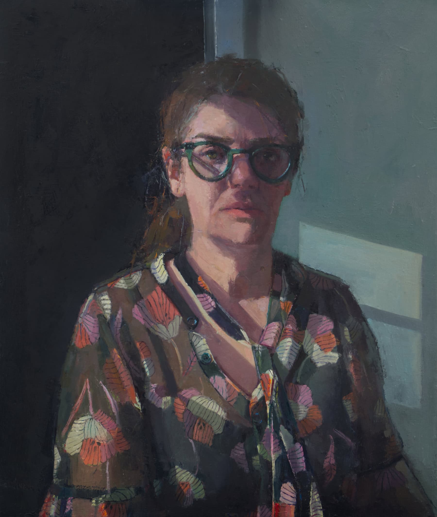Erin Raedeke painting: Self Portrait